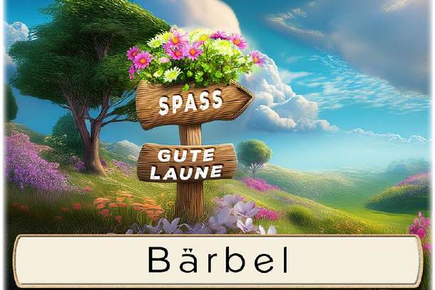 Tischkarte Geburtstag - der Spaßwegweiser