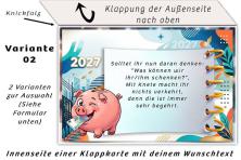 Einladung Jugendweihe als Klappkarte - Innenseite Variante 02