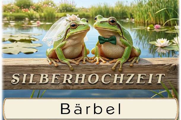 Tischkarte Silberhochzeit 12